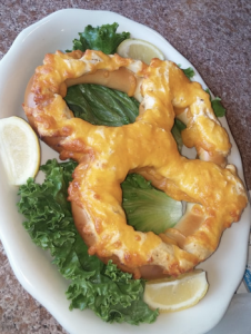 Learn what makes a delicious Maryland crab pretzel!