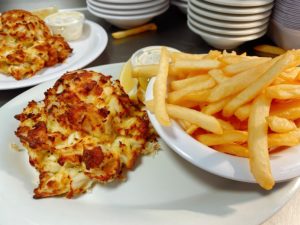 box hill crab cakes for Valentine's Day