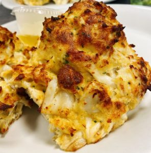 Box Hill crab cakes Mardi Gras crab cakes